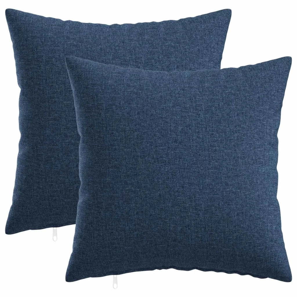 Federa 2 pz HEERLEN Blu 35 x 35 cm Tessuto 907991