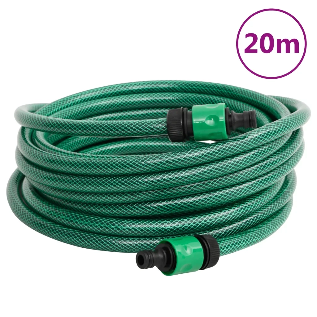 Avvolgitubo Verde Autoportante con Tubo 20 m PVC CFW4359803