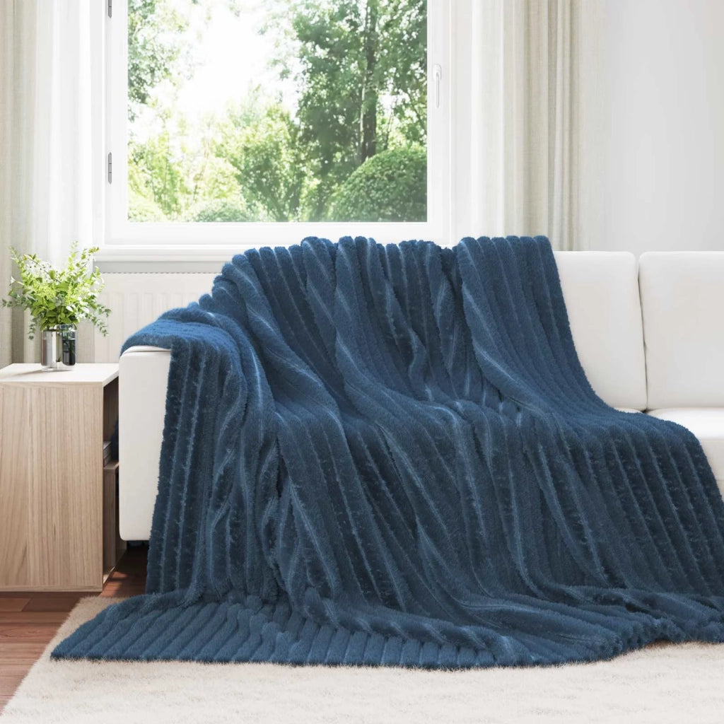 Coperta Blu navy 240 x 220 cm Panno 42016839
