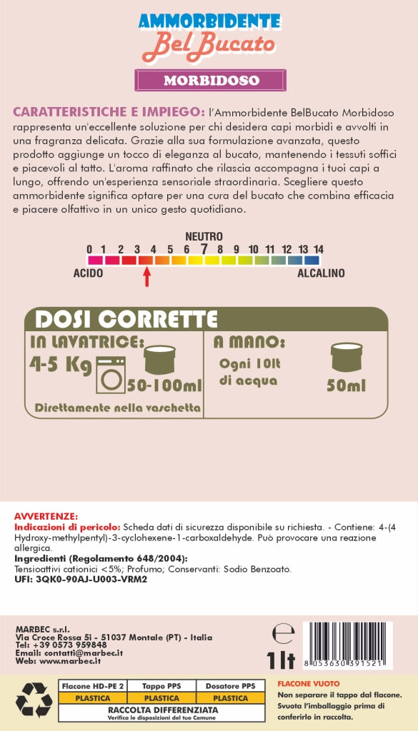 AMMORBIDENTE BelBucato Morbidoso 1LT