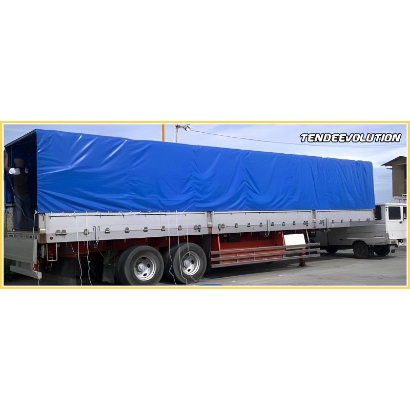Telone PVC Giallo Altezza 250CM, 680g/mq - Taglio Mezzo Metro Lineare - Impermeabile e Resistente