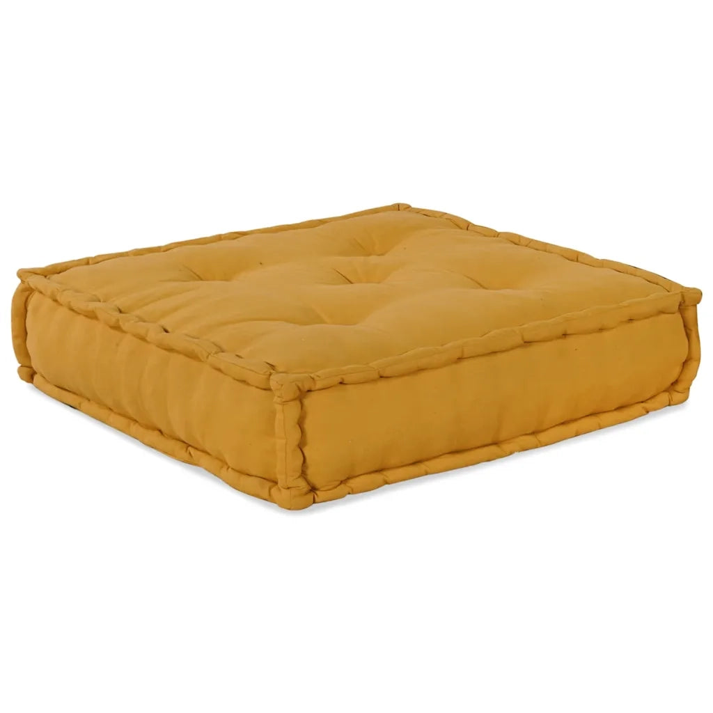 Divano Componibile Giallo 70x70x54 in Tessuto 4019037