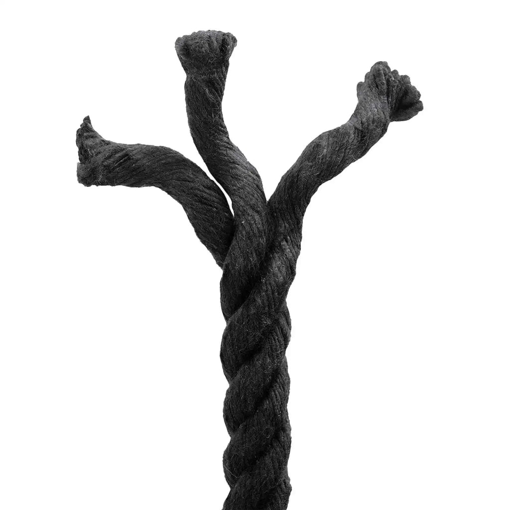 Corda di Cotone 12 mm 50 m Nero 100% Cotone 42011814