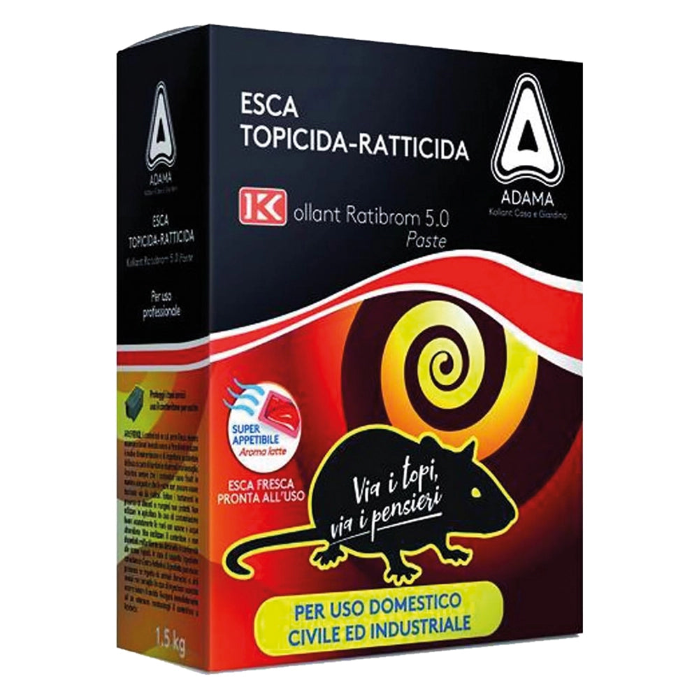 Esca Topicida Cf 3 Buste ( ) Kollant Ratibrom 1500 Gr 500 Gr