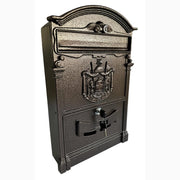 Cassetta Postale Portariviste in alluminio 255x88x405H cm Classico Colore Bronzo Martellato