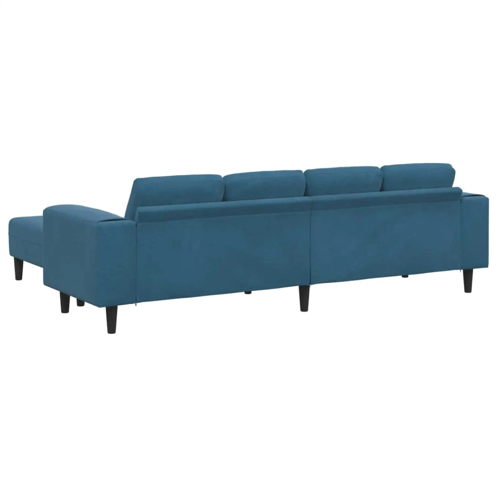 Divano per Soggiorno 3 pcs Blu 250 x 188 x 76 cm 3335121