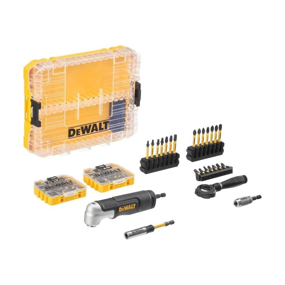 Dewalt extreme kit da 80 pezzi - inserti adattatori ad angolo bussole