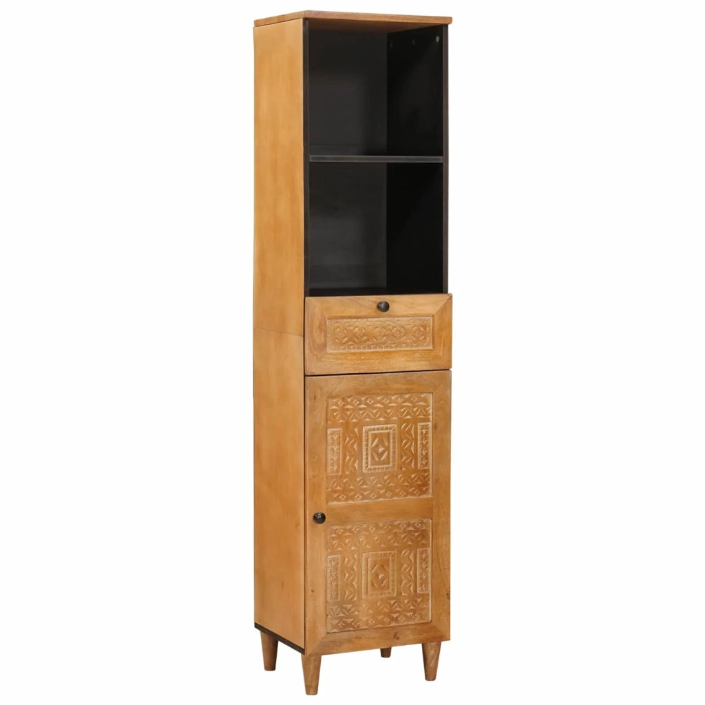 Set di mobili per il bagno 4 pcs Marrone Legno multistrato 3310068