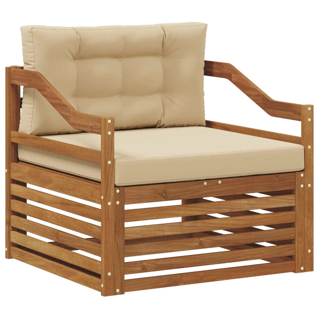 Divano da esterno Naturale e Beige 3436413