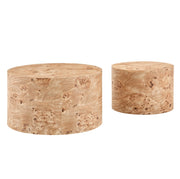 TAVOLINI DA CAFFÈ Set da 2 pezzi 62,8/44 cm MDF Effetto legno