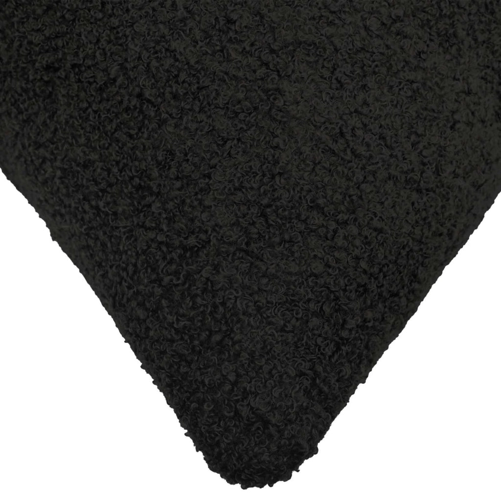Federa 2 pz HEERLEN Nero 50 x 50 cm Bouclé 910921