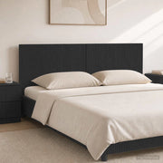 Testiera da Muro ARNHEM Nero Legno ingegnerizzato 896726