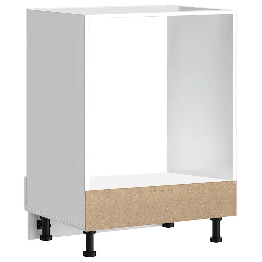 Armoire à four Lucca blanc bois d'ingénierie