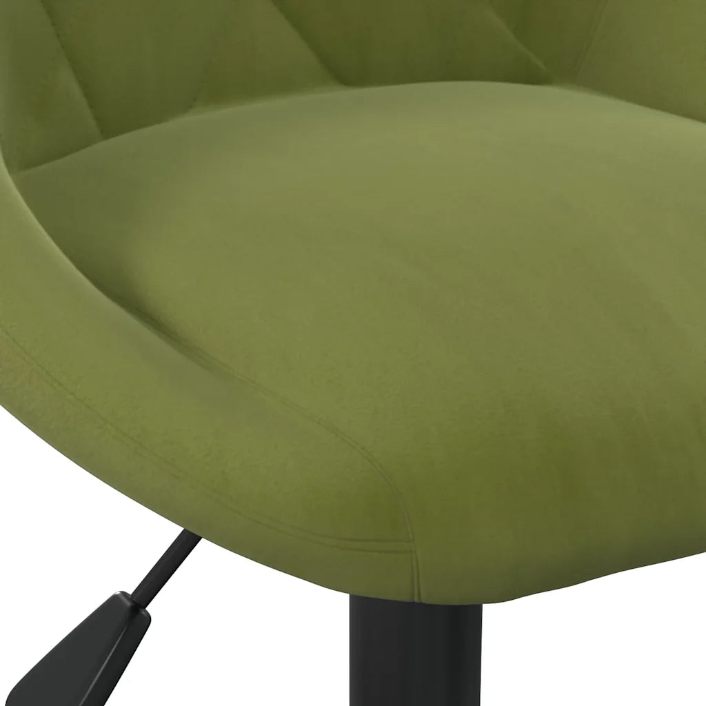 Sgabelli da Bar 2 pz Verde Chiaro in Velluto 335351