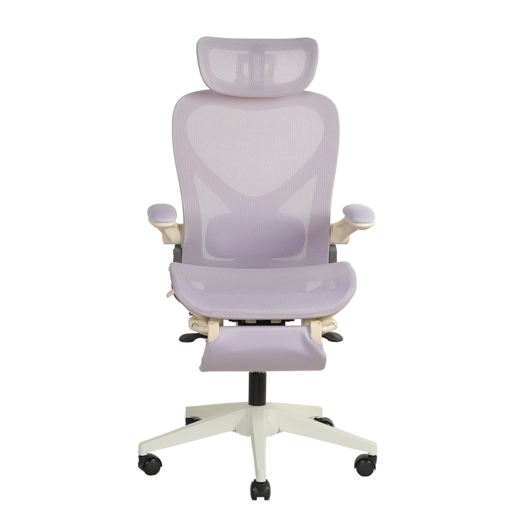 Sedia da ufficio ergonomica pieghevole con supporto lombare ¨C Minimal ¨C viola