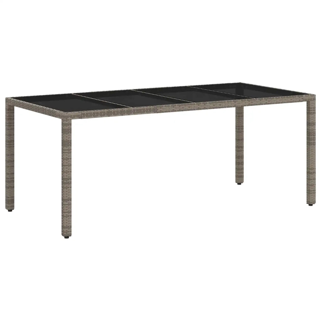 Set da pranzo per esterni 7 pz polyrattan 3422332