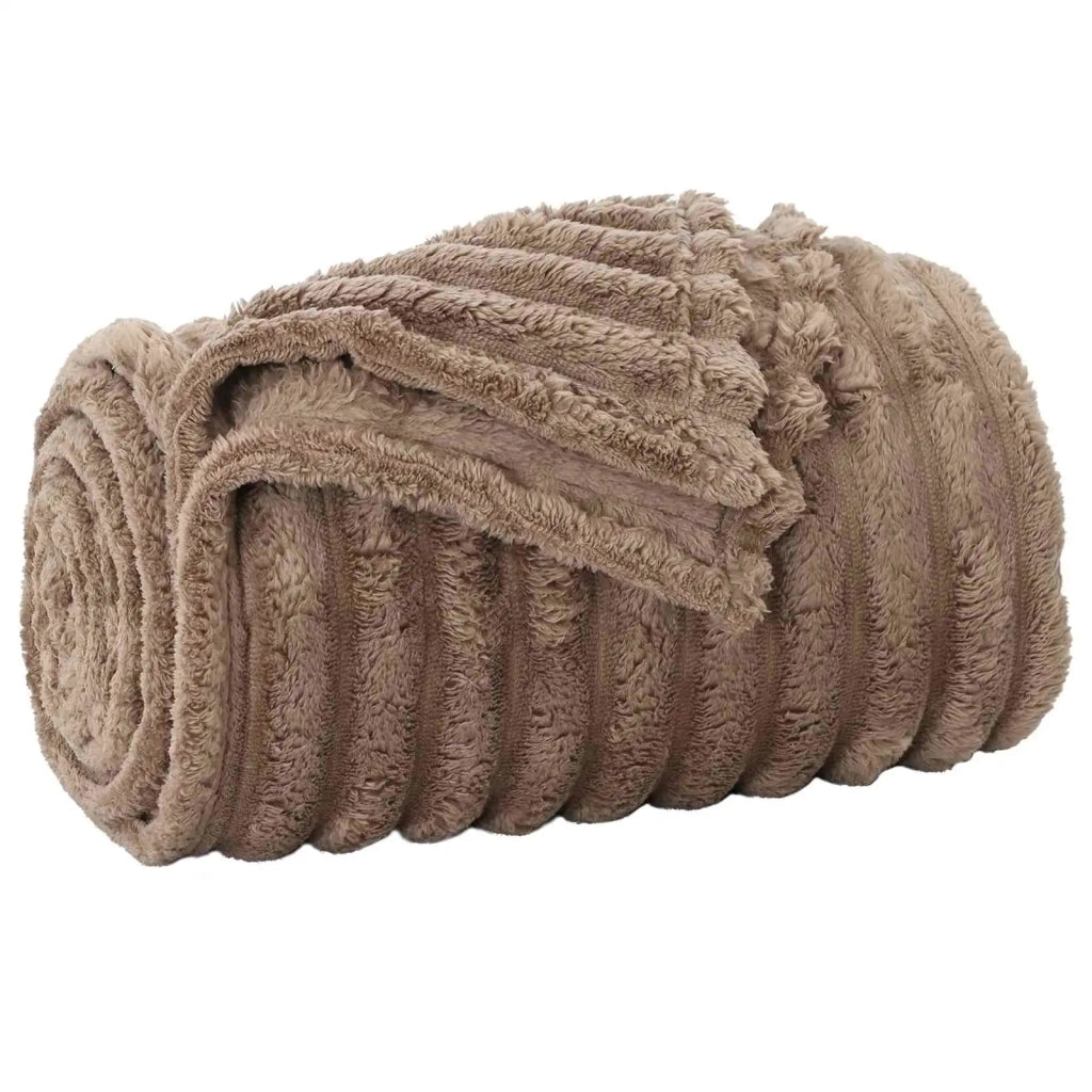 Coperta Cammello 150 x 130 cm Panno 42016825