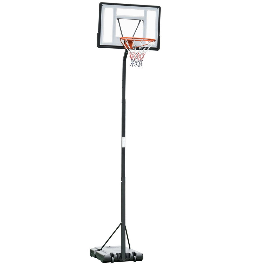 CANESTRO BASKET PER ADULTI CON ALTEZZA REGOLABILE NERO