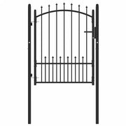 Cancello della recinzione con punte EMMEN 100 x 125 cm 146399