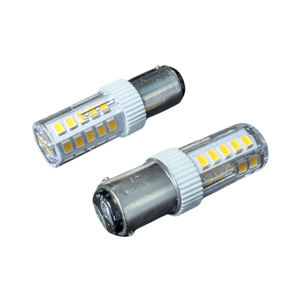 2 Pezzi Lampada Led Barca BA15D Bianco Freddo 6000K 220V 4W