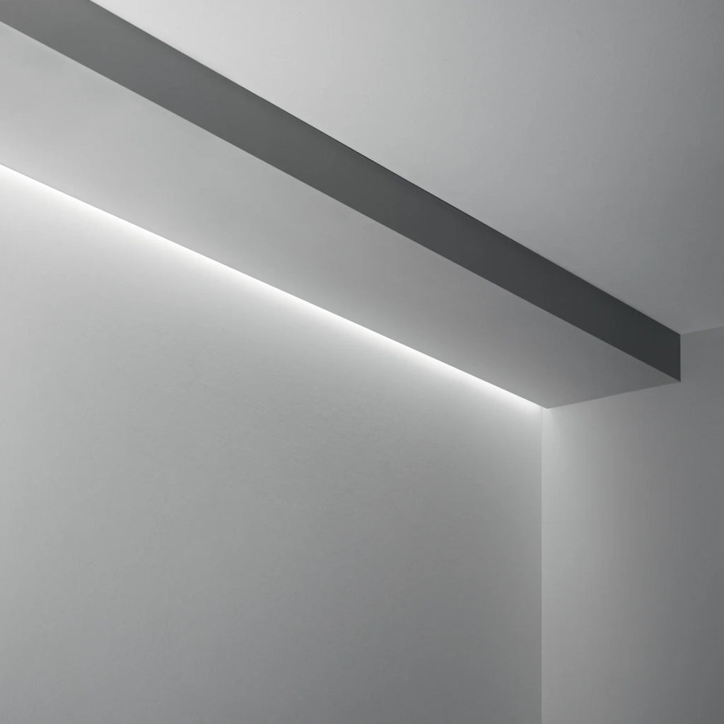 Slot Trimless 200 cm Alluminio Finitura Materie Plastiche Ideal Lux