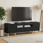 Mobile TV LED ARNHEM 153 x 35 x 43 cm Nero Legno ingegnerizzato 896686