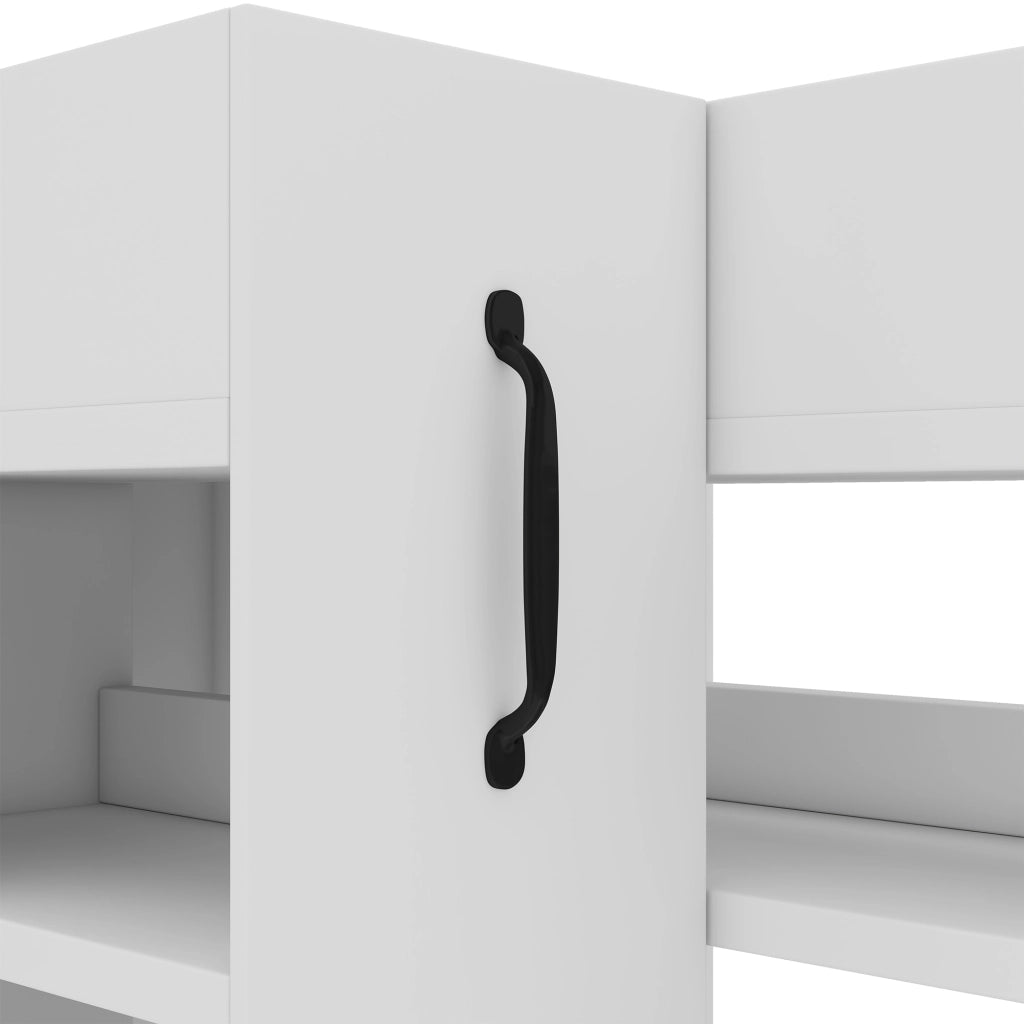 Libreria con Ruote e Cassetti ¨C MINIMAL ¨C Legno, Ripiani, 52x50x75 cm