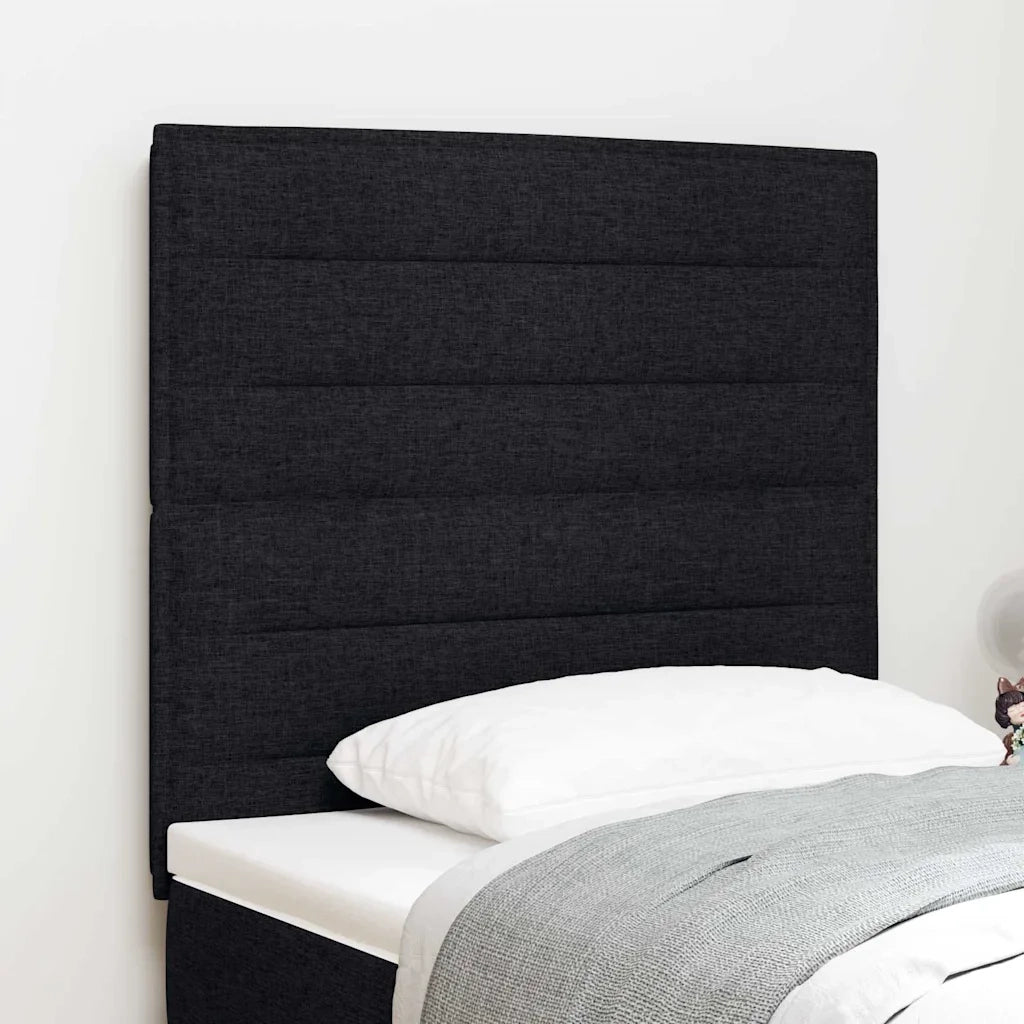Testiera | Testata Nero 80 cm Tessuto