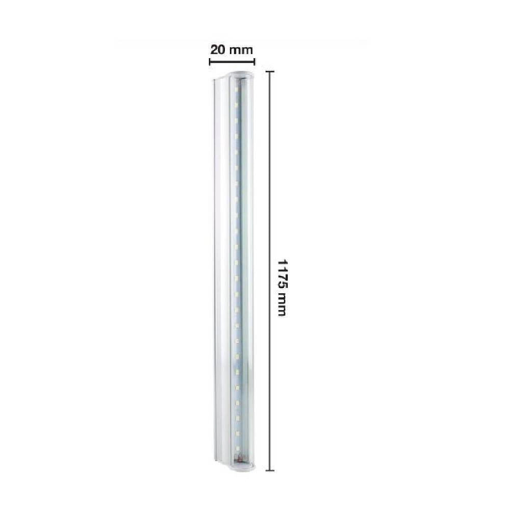 Trade Shop - Tubo Neon Led T5 21 Watt Plafoniera 120cm Luce Caldo Freddo Naturale - -bianco Naturale      -