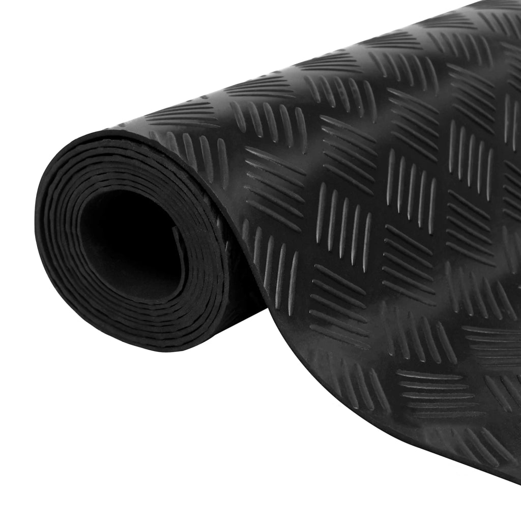 Tappeto per pavimento Nero 1,5 x 4 m Gomma 42046727