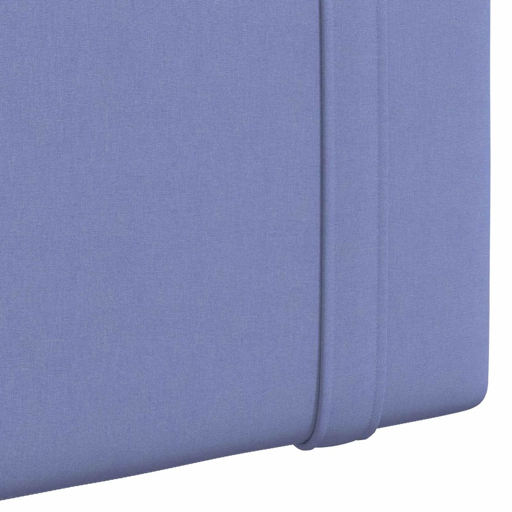 Testiera | Testata sospesa Con luce LED Blu jeans Tessuto