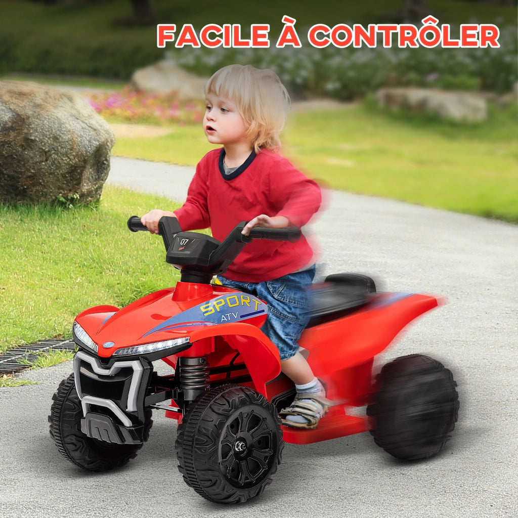 Auto Elettrica per Bambini 6V ¨C Minimal ¨C Rosso 71x40,5x45 cm