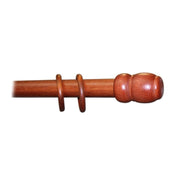 BASTONE LEGNO A STRAPPO D 35 CILIEGIO 210CM S/SUPP.