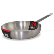 Trade Shop - Padella Alta Saltapasta Professionale In Alluminio Per Mantecare Spadellare ø22-26cm -    -diametro 26cm   -