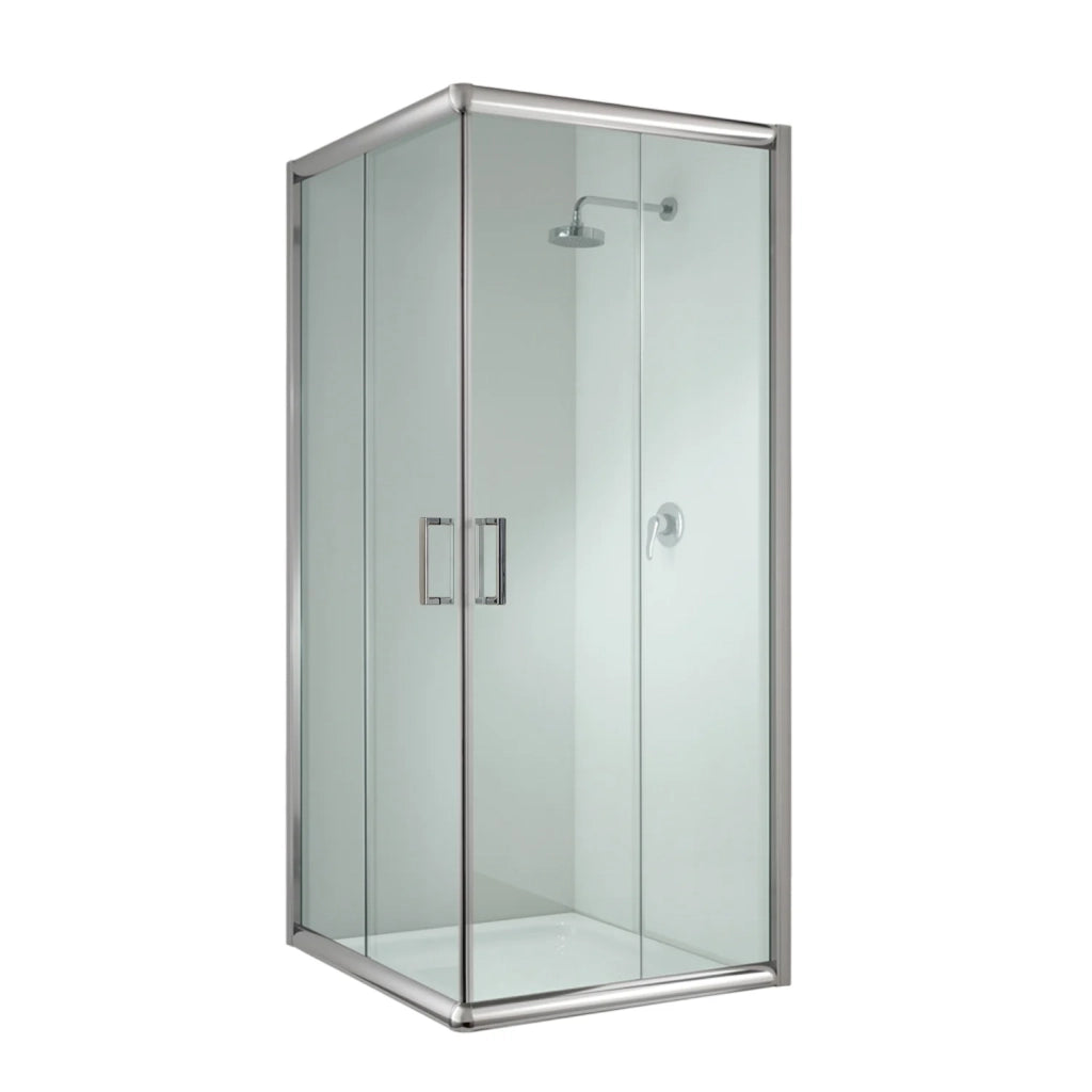 Box Doccia Quadrato 80x80 H198 Trasparente 6mm mod. Alabama