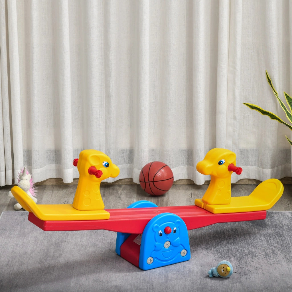 Altalena a Bilico per Bambini 150x32x60 cm in Plastica Multicolore