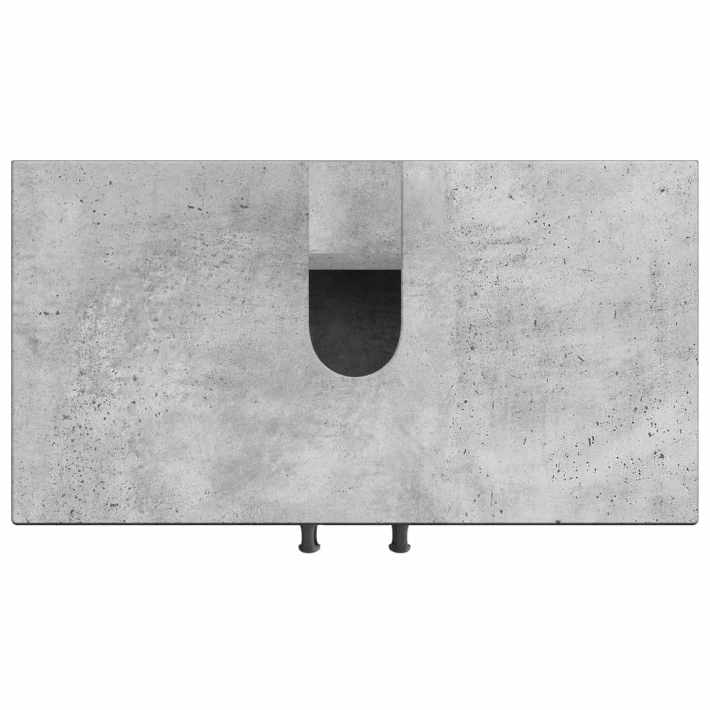 Armadio per Lavabo da Bagno HAARLEM Grigio Cemento 896788