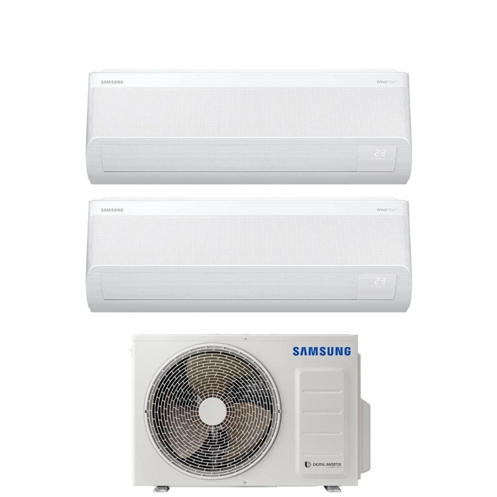 Condizionatore Dual Split Samsung WindFree Avant S2 9+12 con AJ052TXJ3KG R-32 Wi-Fi Integrato
