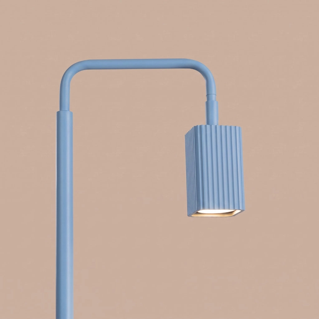Lampada da terra RAYO 1 azzurra