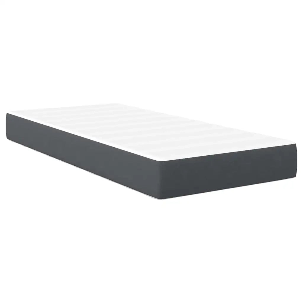 Materasso-Materasso per letto Grigio 90 x 200 cm Tessuto