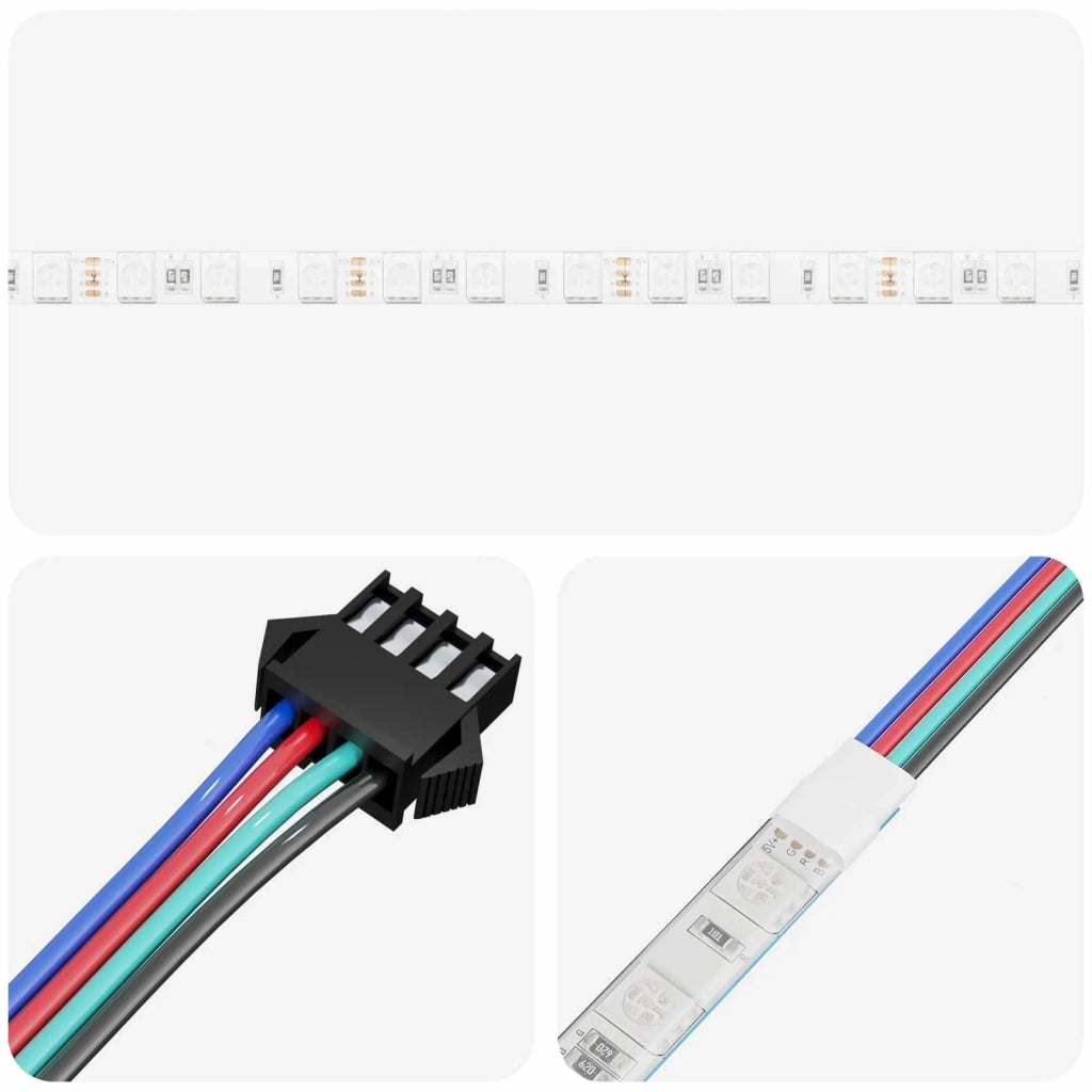 Striscia LED 12 pcs Nero e trasparente 5500 mm Rame e plastica 3429133
