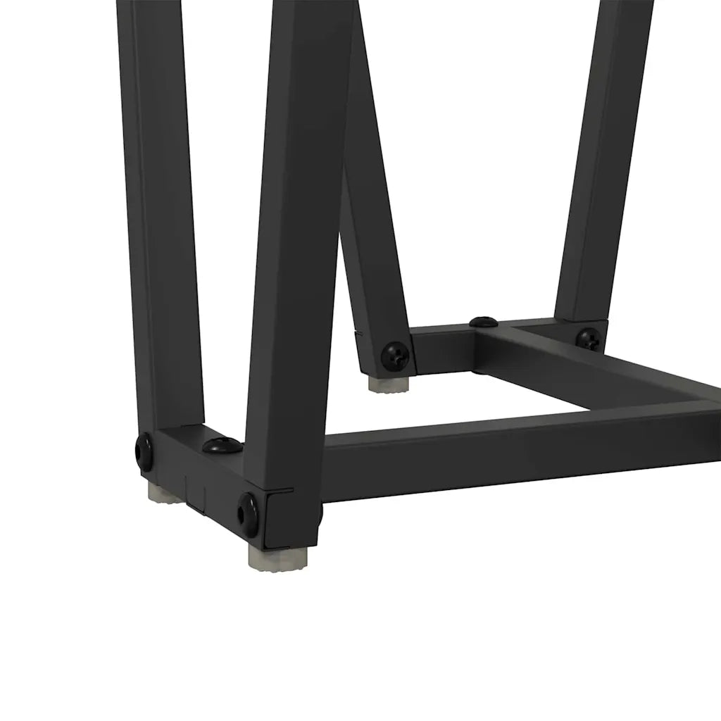Set tavolini 2 pz | Tavolo laterale Grigio Sonoma e Nero