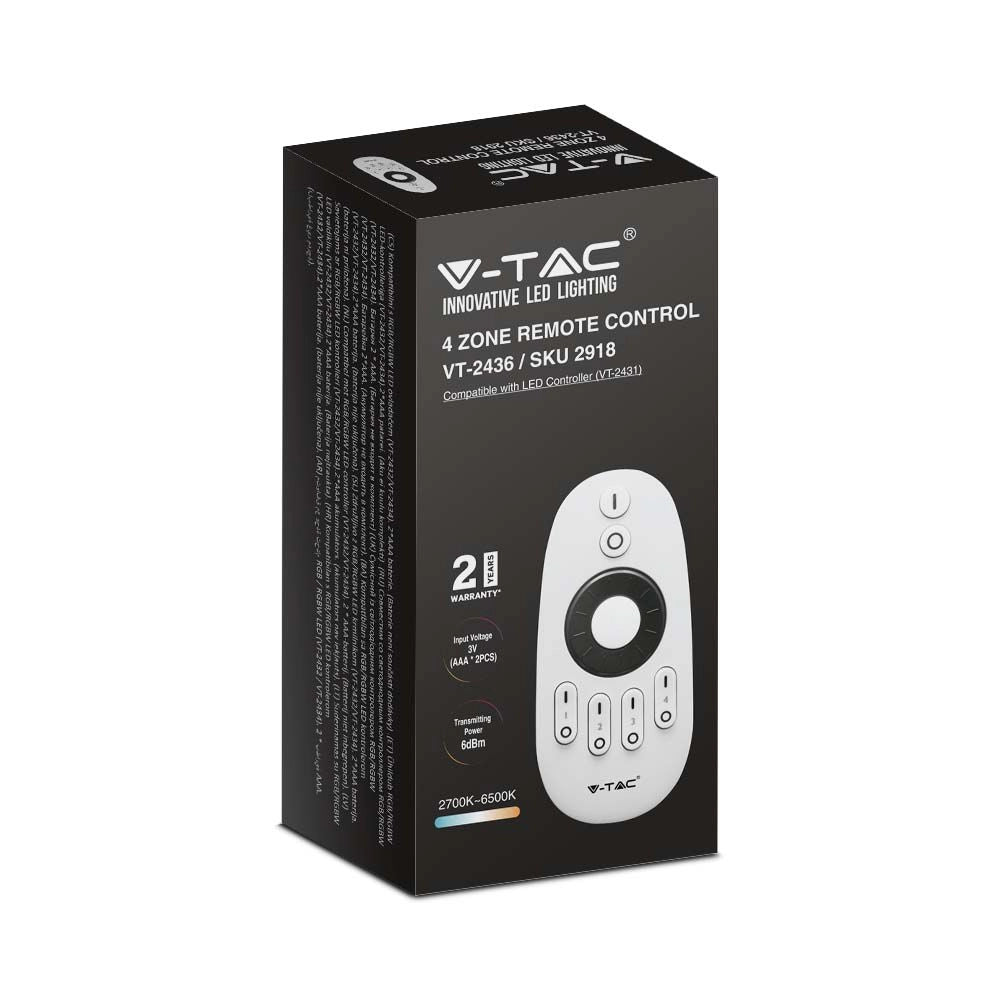 Telecomando a 4 Zone – V-TAC – VT-2436