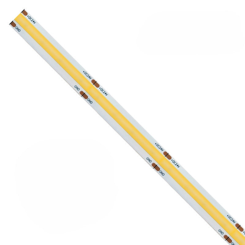 Striscia led 5m COB IP65 monocolore da 15W/MT 24V - 3000K