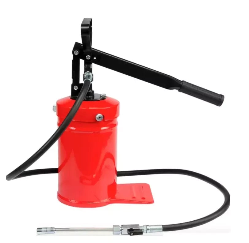INGRASSATORE A BARILE POMPA PER GRASSO 4 KG CON TESTINA E TUBO FLESSIBILE