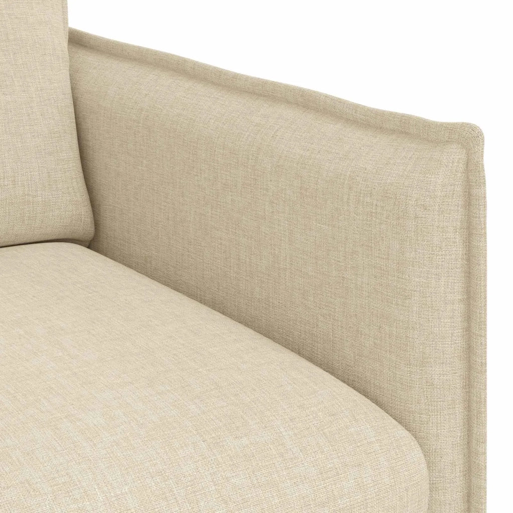 Set di divani 2 pcs Crema 156 x 82 x 85 cm Tessuto 3407572