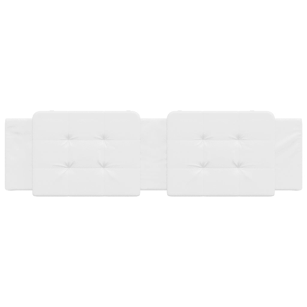 Coussin de tête de lit Zadar blanc 180 cm similicuir