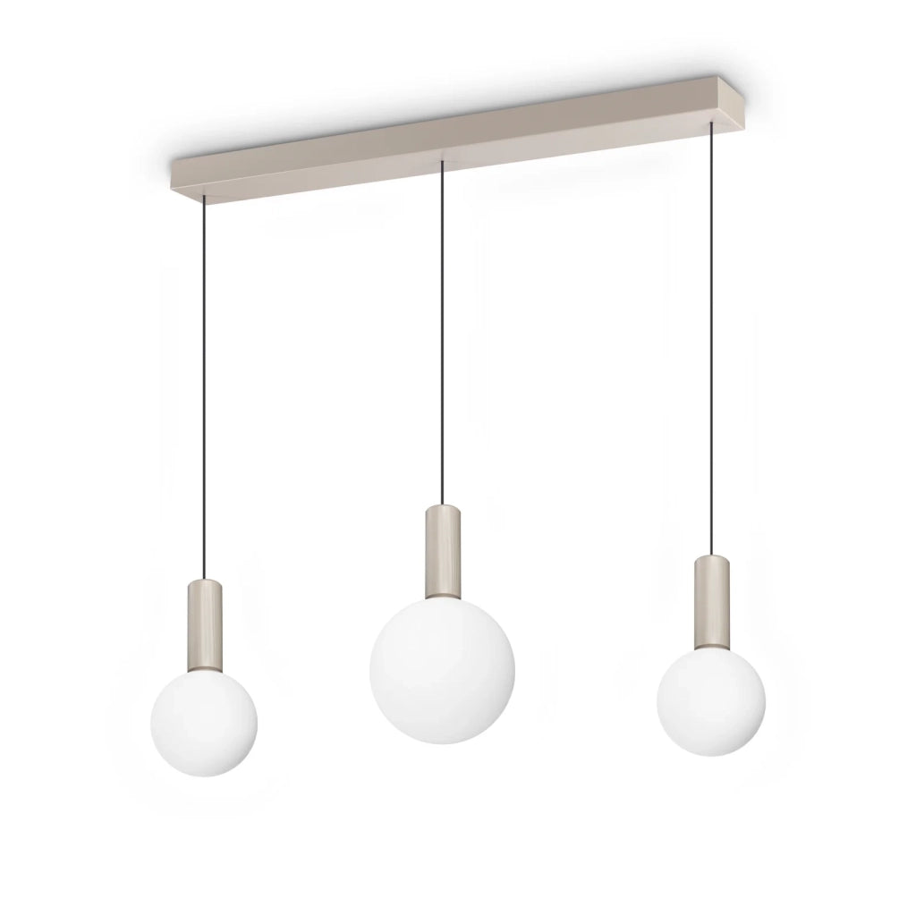 Lampada a Sospensione ODEON LED 20W Luce Calda Bianco Altezza Regolabile Ideal Lux
