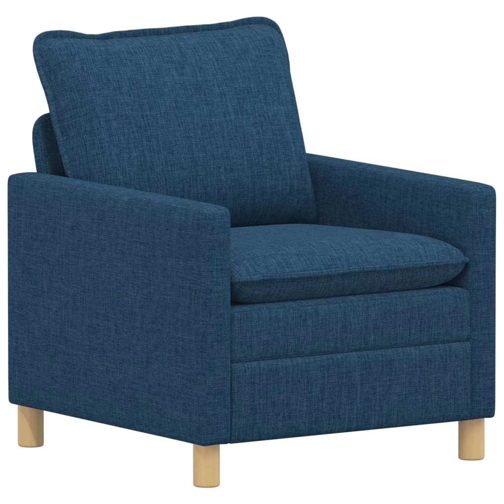 Set di divani 2 pz Blu Tessuto 3417024