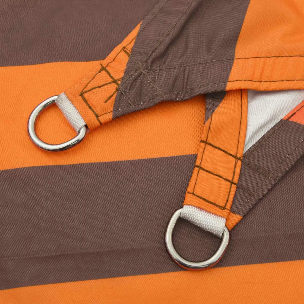 Vela Parasole | Telo Ombra | Vela da ombra solare Arancione e Marrone 5 x 2,5 m